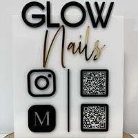 imagine profil Glow nails art