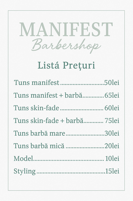 imagine galerie MANIFEST barbershop 3